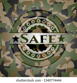 Safe camouflage emblem