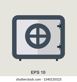 safe case icon colorful vector illustration