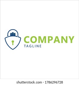 Safe City simple logo design