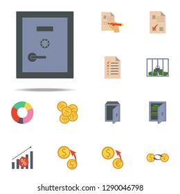 safe colored icon. Banking icons universal set for web and mobile