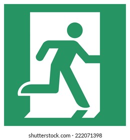 Safe condition sign,Emergency exit