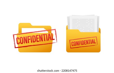 Safe confidential information. File protection. Data security.