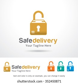 Safe Delivery Logo Template Design Vector 