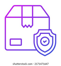 safe delivery Modern concepts design, vector illustration