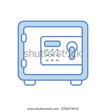 Safe Deposit icon vector stock illustration