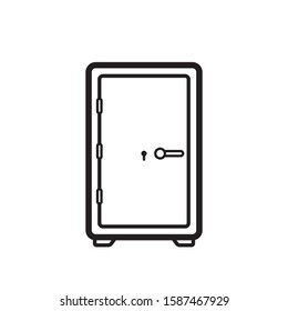 Safe, safe deposit, strongbox. Safe icon
