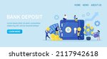 Safe with dollar banknotes, coins in deposit box. Business people investing money on bank account. Cash protection, savings in moneybox. Financial saving insurance concept. Vector illustration