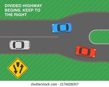 6,698 Divided highway sign Images, Stock Photos & Vectors | Shutterstock