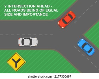y intersection sign