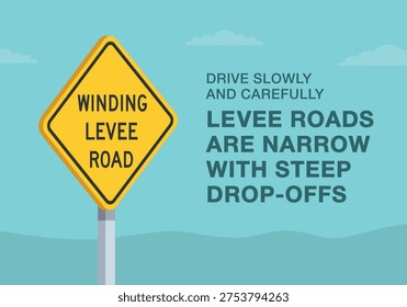 Safe driving tips and traffic regulation rules. Close-up of United States 