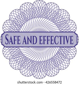 Safe and effective abstract rosette