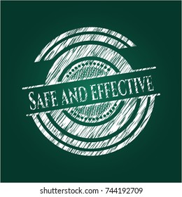Safe and effective chalk emblem