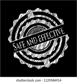 Safe and effective with chalkboard texture