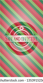 Safe and effective christmas badge.