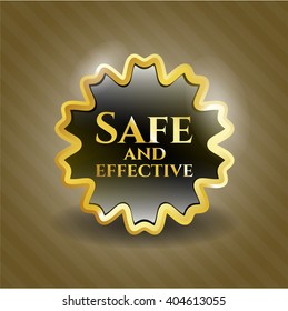 Safe and effective gold badge