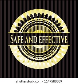 Safe and effective golden emblem