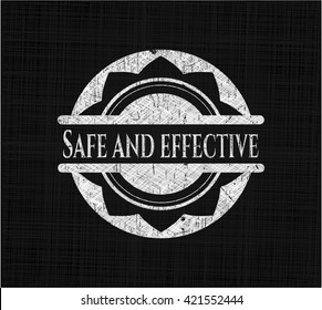 Safe and effective on blackboard