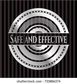 Safe and effective silver shiny emblem