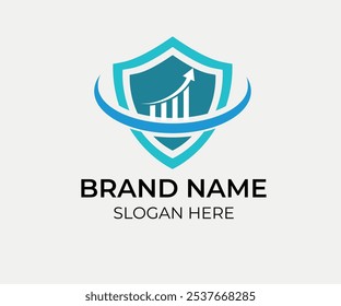 Safe Finance, secure finance ,modern and simple logo
