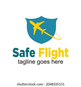 Safe Flight logo design template