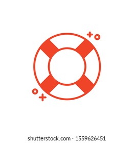 Safe float icon, design, Safety water rescue lifebuoy equipment and pool theme Vector illustration