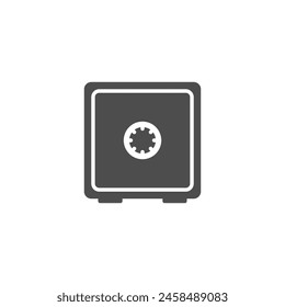 Icono de Vector de glifo seguro aislado sobre fondo blanco. Icono de Vector de glifo seguro para diseño de Web, móvil y ui