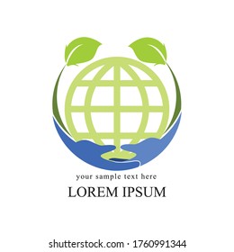 Design des Safe-Green-Globus-Logos