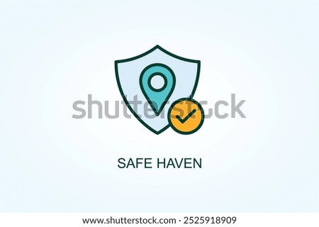 Safe Haven Vector Or Logo Sign Symbol Illustration