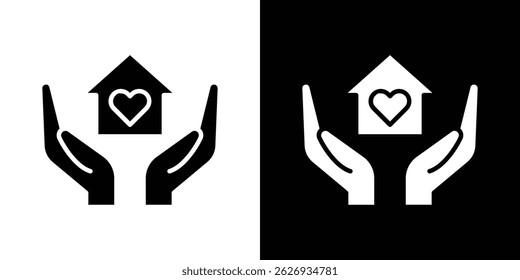 Conceito de ícone do Safe Home, ilustração vetorial