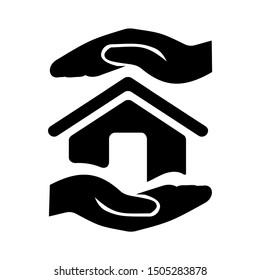 Safe House Icon - From Property, Commercial House And Real Estate Icons, Mortgage Icons