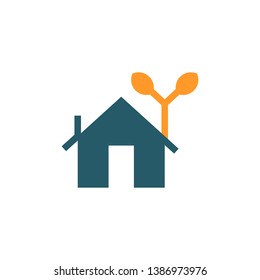 Safe house icon - Protected real estate concept sign icon