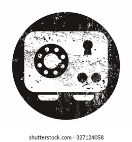Safe icon. 