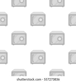 Safe icon in cartoon style isolated on white background. 