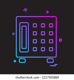 Safe icon design vector 