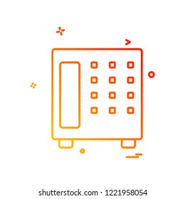 Safe icon design vector