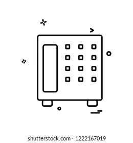 Safe icon design vector