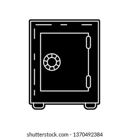 safe icon. Element of Banking for mobile concept and web apps icon. Glyph, flat icon for website design and development, app development