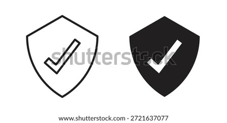 Safe icon in filled, thin line, stroke style for website and apps