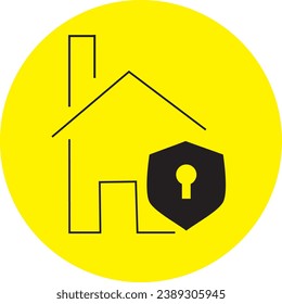 diseño único de icono seguro