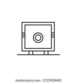 Safe-Icon-Illustrationselement