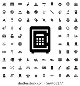 safe icon illustration isolated vector sign symbol