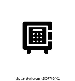 Safe Icon Isolated On White Background