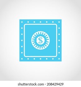 Safe Icon Isolated on White Background