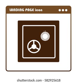 safe, icon for the landing page