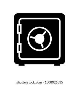 Safe icon, logo isolated on white background