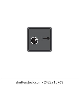 safe icon logo vector design