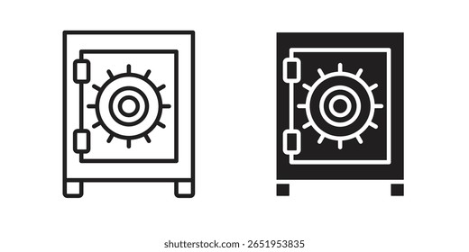 Icono seguro. conjunto de símbolos de Vector moderno