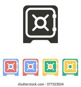 Safe  icon  on white background. Vector illustration.