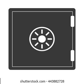 Safe icon on white background. Vector illustration