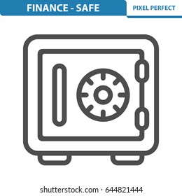 Safe Icon. Professional, pixel perfect icons optimized for both large and small resolutions. EPS 8 format. 12x size for preview.